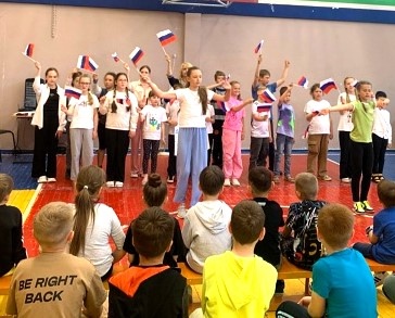 Открытие 2 летней смены пришкольного лагеря «Туристята».